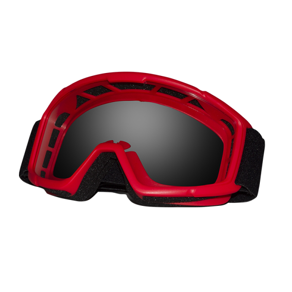 Zero T7101 Senior Mx Motorcycle Goggles  - Red