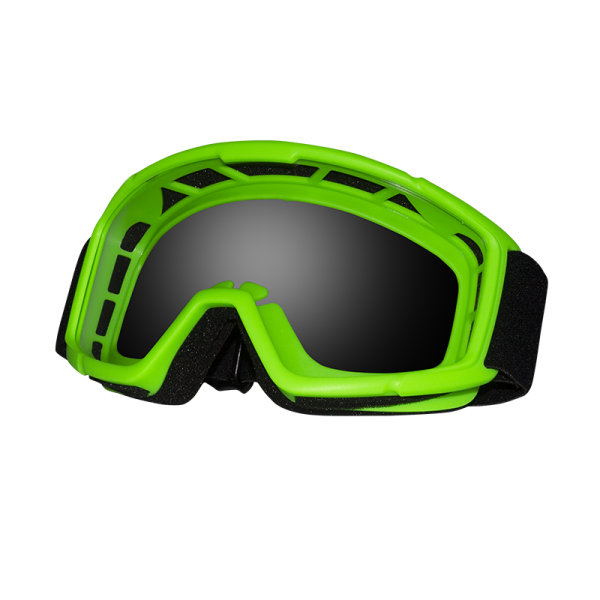 Zero T7101 Senior Mx Motorcycle Goggles  - Neon Green